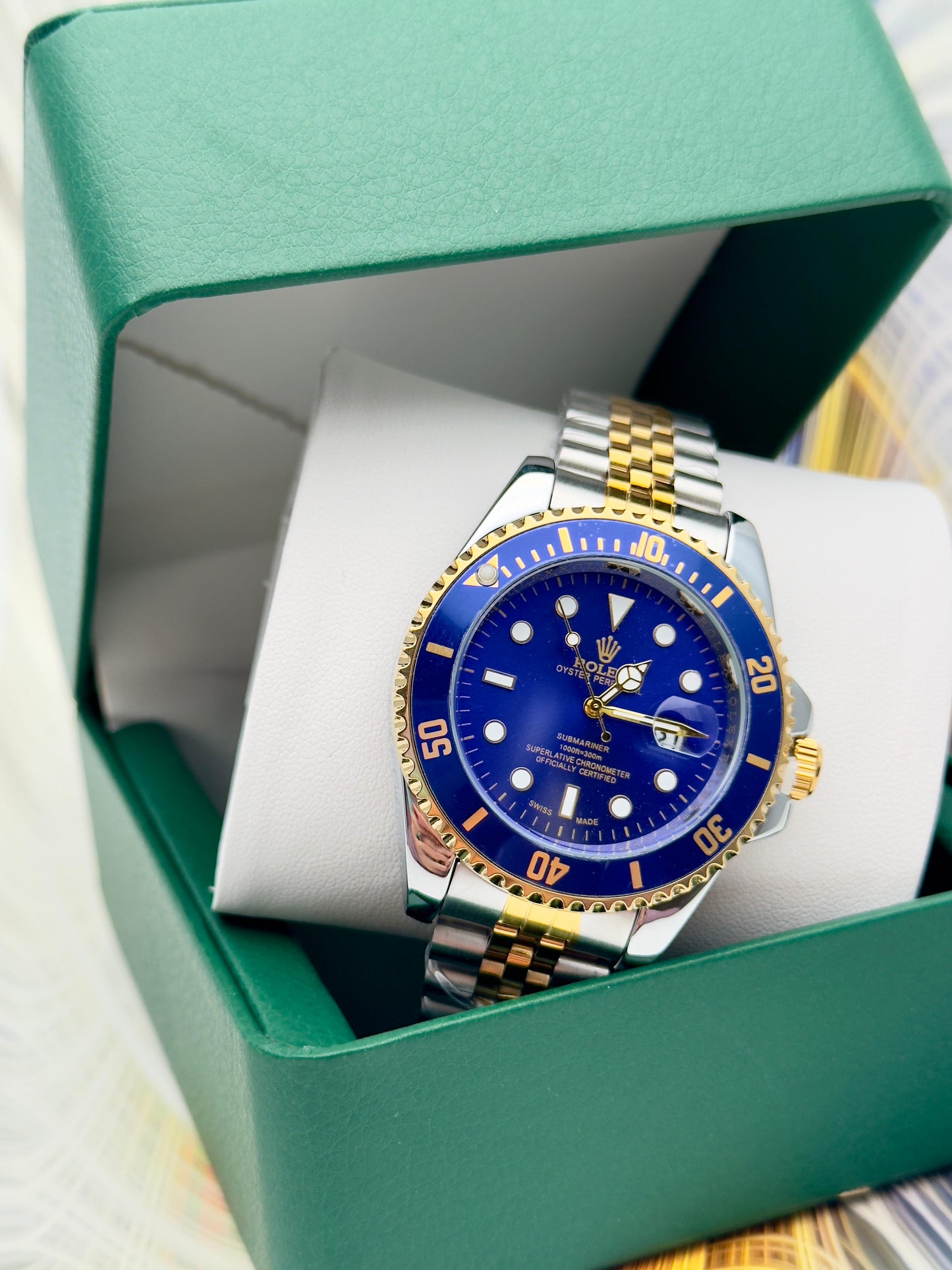 RELOJ RX SUBMARINER CON ESTUCHE DE LUJO GRATIS