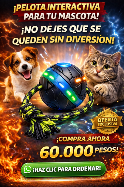 Pelota Interactiva Mascotas