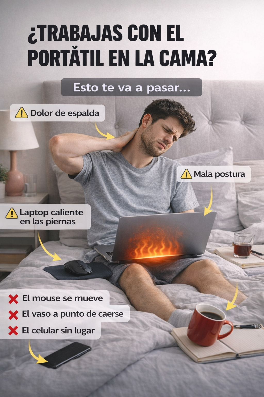 Mesa para computador portátil