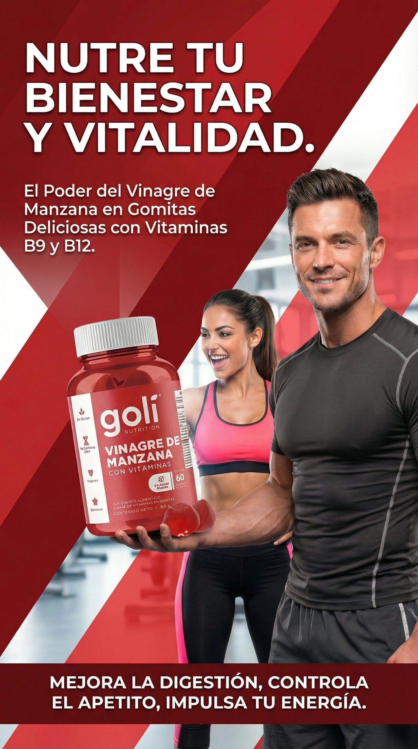 GOMAS GOLI VINAGRE DE MANZANA